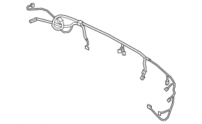 Wiring front bumper BMW X3 G01 18-21 on amplifier, distronic and blinds