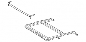 Toyota Solara 04-08 sunroof mechanism