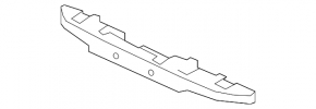Mitsubishi Outlander 07-09 front bumper absorber