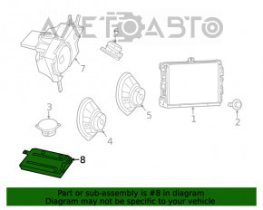 Jeep Cherokee KL 19-20 Audio Amplifier
