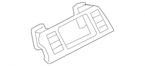 Nissan Murano z51 09-14 beige central air duct