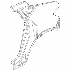 Rear right wing Genesis GV60 23-25