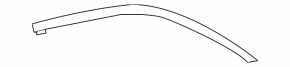 Upper rear left door molding for Toyota Camry v50 12-14 USA, chrome