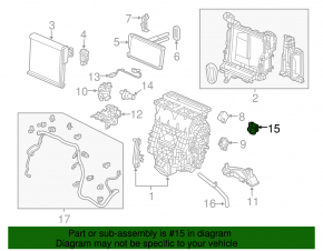 Heater resistor Honda CRV 17-22