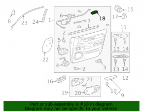 Lexus GX470 03-09 Left Seat Memory Button