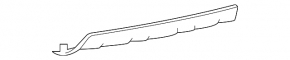 Infiniti QX30 17-19 rear bumper center lip chrome