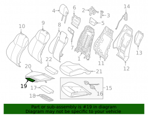 Mercedes GLC 16-22 front driver's seat heating