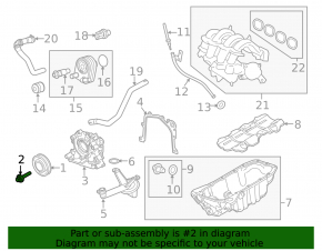 Ford Escape Crankshaft Pulley Bolt 13-19