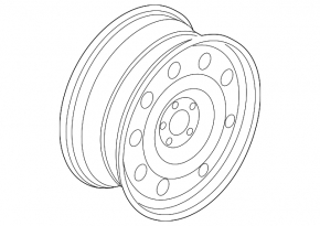 R17 Ford Escape MK3 13-19 iron wheel