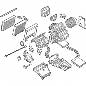 Heater assembly for Ford Transit Connect MK2 13-18