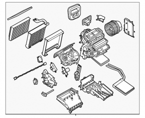 Heater assembly for Ford Transit Connect MK2 13-18