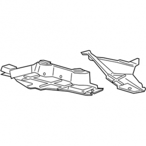 Trunk bottom protection left Ford Edge 15-
