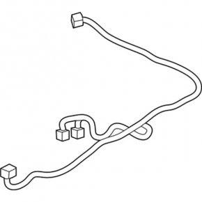 Wiring rear bumper Ford Explorer 16-17 for parking sensors