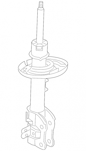 Front right shock absorber Mazda CX-50 23-24 for R18, R20