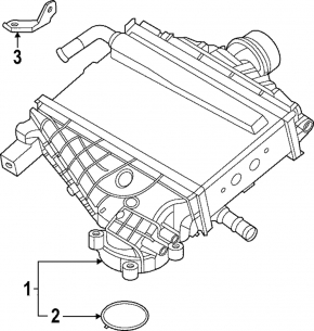 Intercooler Nissan Rogue 22-23 1.5T