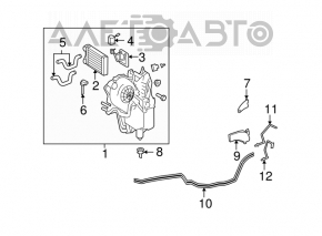 Mercedes X164 GL 3-row heater assembly