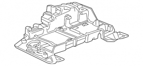 Dashboard trim lower driver's feet Chevrolet Camaro 16-