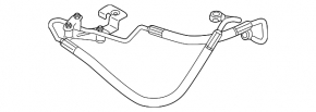 High pressure hose power steering BMW 335i e92 07-13