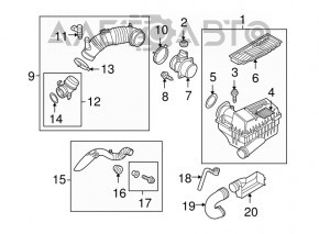 Air Filter Housing VW Jetta 11-14 USA TDI
