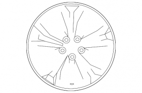 Wheel disk R20 Lexus RX350 RX450h 16-22