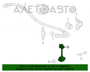 Rear stabilizer bar link left Toyota Highlander 20-