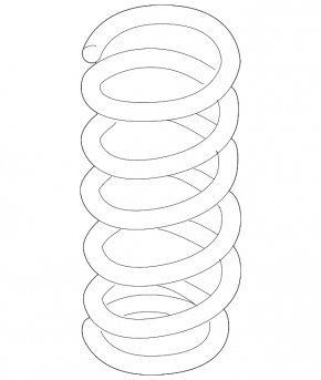 Rear left spring AWD Nissan Murano z50 03-08