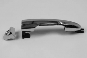 Door handle outer front left Fiat 500L 14- chrome