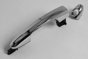 Door handle outer front left Fiat 500L 14- chrome