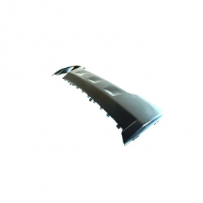 Rear bumper trim lower Jeep Cherokee KL 14-18 for 1 pipe silver