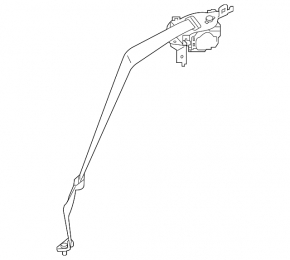 Seat belt rear left Subaru Forester 19- SK black