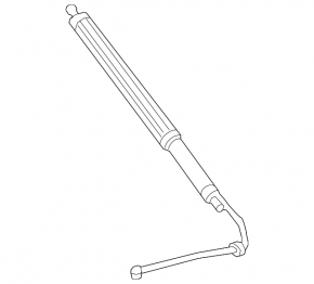 Shock absorber trunk door left Lexus UX200 UX250h 19- electric