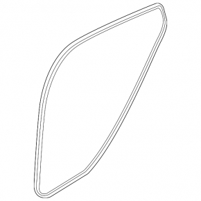 Rear right door seal for Nissan Ariya 23-25