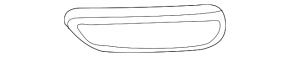 Left rear bumper reflector for Toyota RAV4 06-12