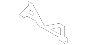 Audi A4 B9 17-25 trunk lid A4 emblem in glossy black
