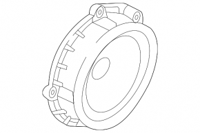 Front right door speaker Kia Optima 16 broken mount, dented