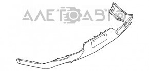 Rear Bumper Lip Porsche Panamera 14-16