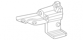 Front bumper reinforcement bracket left Mercedes EQE-class V295 23-25