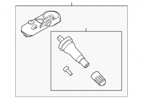 Wheel Pressure Sensor Lincoln MKC 15- MOBILETRON