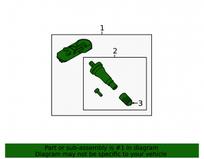 Wheel Pressure Sensor Lincoln MKC 15- MOBILETRON