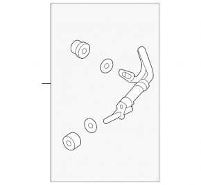 Automatic transmission cooling system pipe Ford Fusion mk5 17-20 plug-in