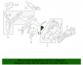Towing bracket Nissan Rogue Sport 17-22