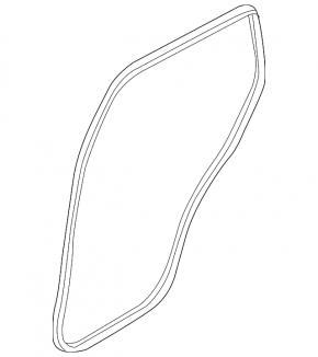 Door seal rear left Mazda CX-5 13-16