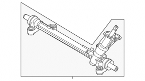 Steering rack Ford Escape MK4 20-23 1.5 2.0