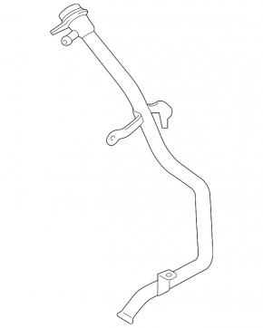 Fuel filler neck Jaguar F-Pace X761 17-18