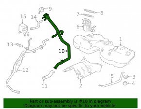 Fuel filler neck Jaguar F-Pace X761 17-18