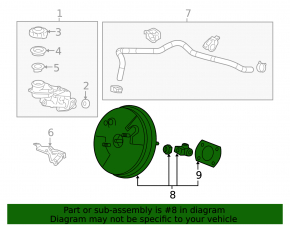 Vacuum booster Honda CRV 15-16