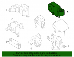 Front engine mount Nissan Murano 25-26