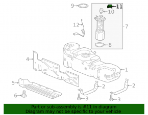 Fuel Pressure Sensor Chevrolet Camaro 16- 6.2