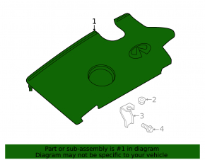 Infiniti QX50 19-25 Engine Cover