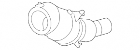Exhaust line middle part BMW F30 12-16 rwd N20